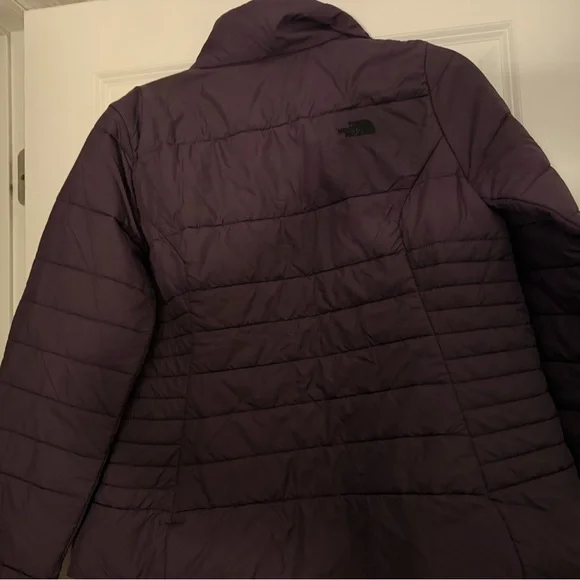 The North Face Women's Dark Purple Puffer Jacket - Picture 2 of 5